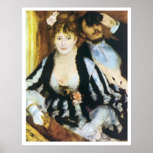 Affiches La Loge, Pierre-Auguste Renoir 1874