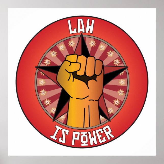 Affiches La loi est le pouvoir (Devant)