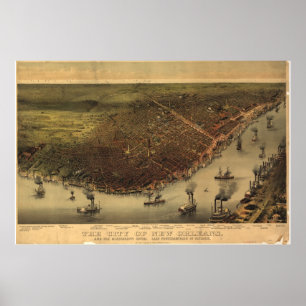Affiches La Louisiane (la Nouvelle-Orléans) 1885
