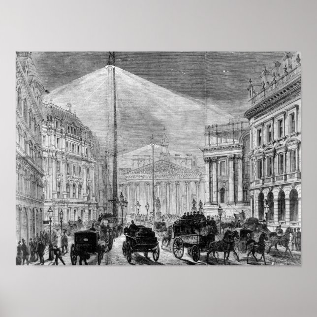 Affiches La Lumière électrique à la Maison de Maisons (Devant)