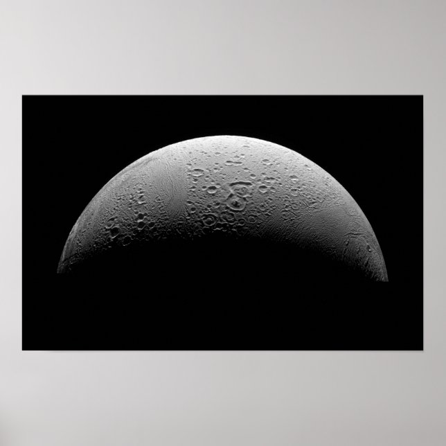 Affiches La lune de Saturne Encelade (Devant)