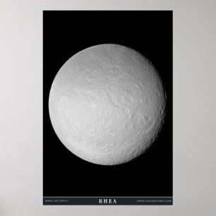 Affiches La Lune de Saturne Rhea