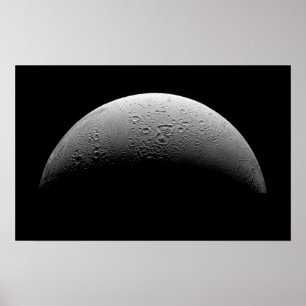 Affiches La lune Enceladus de Saturn