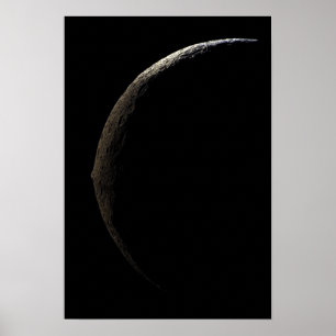 Affiches La lune Iapetus de Saturn