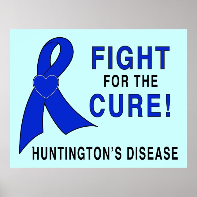 Affiches La lutte contre la maladie de Huntington pour la g (Devant)