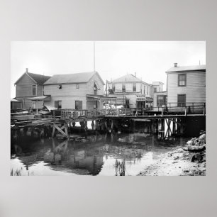 Affiches La Maison Blanche sur la baie de la Jamaïque, NY,