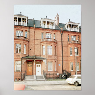 Affiches La maison d'Oscar Wilde dans la rue de Tite,