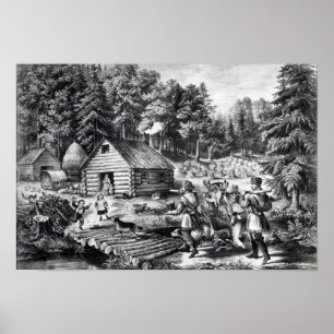 Affiches La maison du pionnier sur la frontière occidentale
