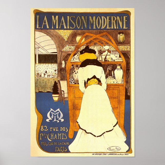 Affiches La Maison Moderne, Maurice Biais (Devant)
