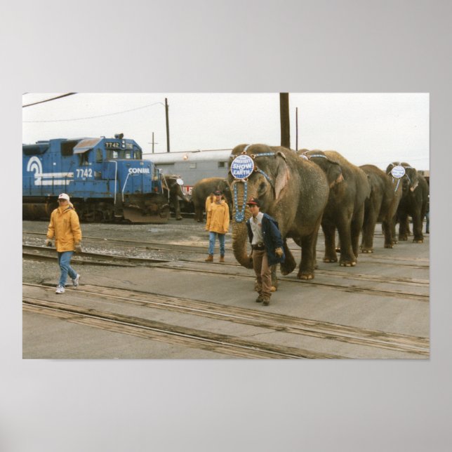 Affiches La Marche des éléphants de Conrail (Devant)