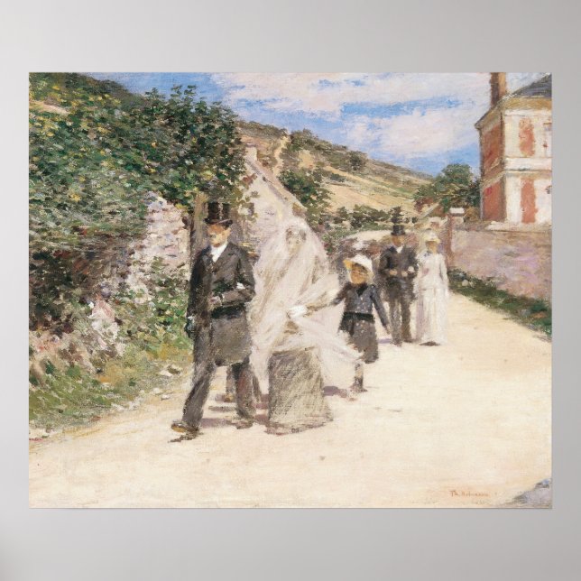 Affiches La Marche Nuptiale par Robinson, Jeunes Mariés de  (Devant)