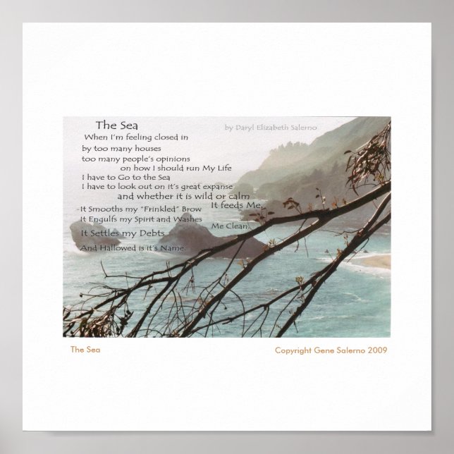 Affiches La mer (Devant)