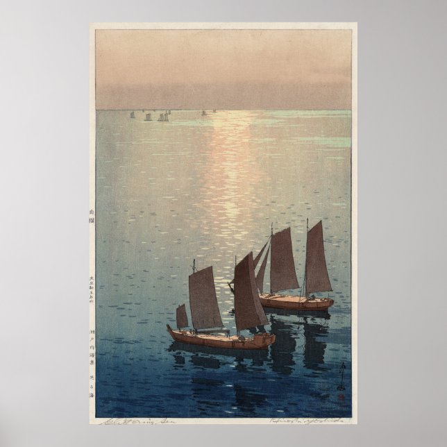 Affiches La Mer Étincelante. (Devant)