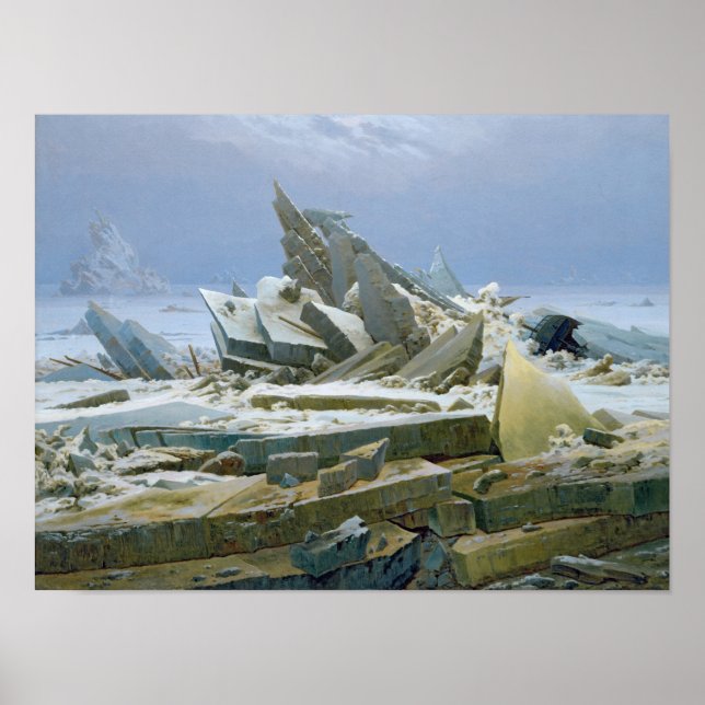Affiches La mer polaire, 1824 (Devant)