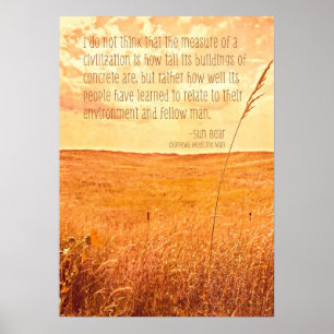 Affiches La mesure d'une civilisation