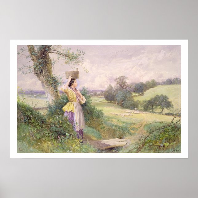 Affiches La Milkmaid, 1860 (avec papier) (Devant)