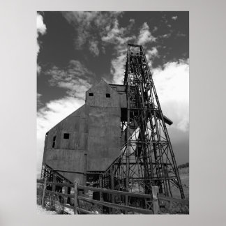 Affiches La mine #2 B&W