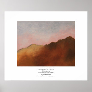 Affiches La montagne à Dawn
