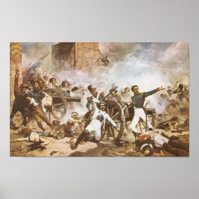 Affiches La mort de Pedro Velarde (Devant)