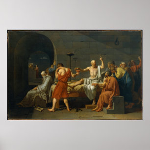 Affiches La mort de Socrate par Jacques-Louis David 1787