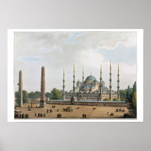 Affiches La Mosquée du Sultan Achmet à Constantinople, pla (Devant)