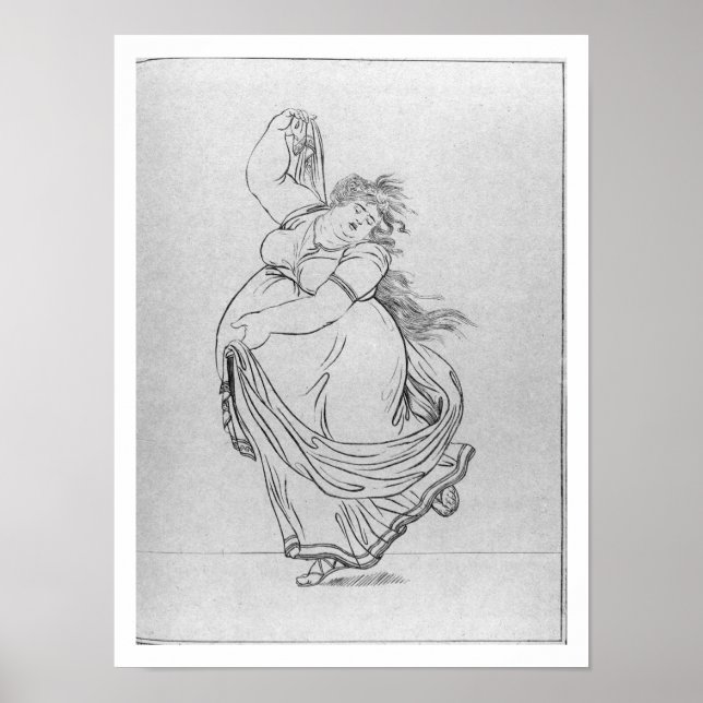 Affiches La Muse de la Danse, Plate VI d'une nouvelle éditi (Devant)