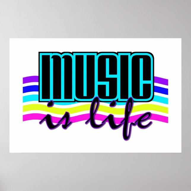Affiches La musique est l'affiche Life (Devant)
