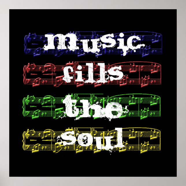 Affiches La Musique Remplit L'Affiche Soul (Devant)