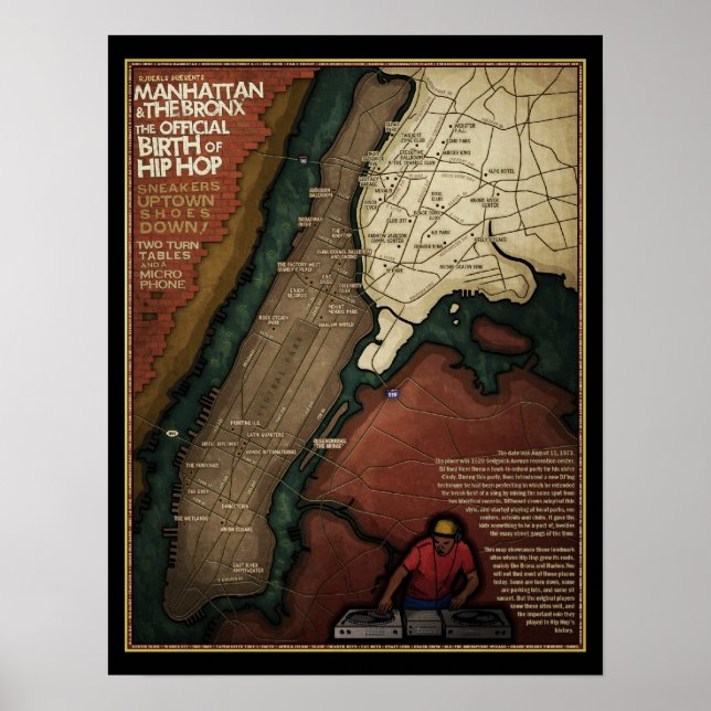 Affiches La naissance de l'Hip hop (Devant)