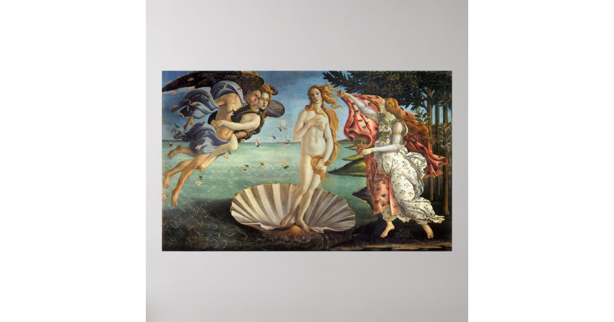 affiches-la-naissance-de-v-nus-par-sandro-botticelli-zazzle-fr