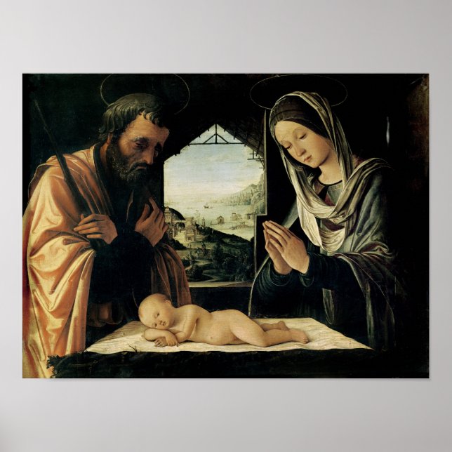 Affiches La Nativité, c.1490 (Devant)