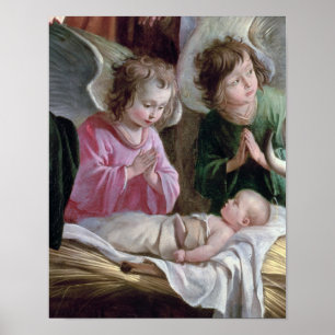 Affiches La Nativité, de l'autel de Buxtehude, 1400-10