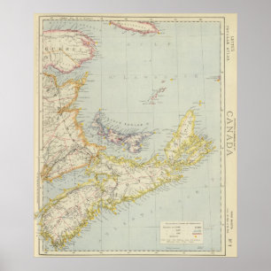 Affiches La Nouvelle-Écosse, île Prince Edouard, Nouveau