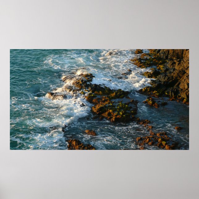 Affiches Là où l'océan rencontre les rochers (Devant)