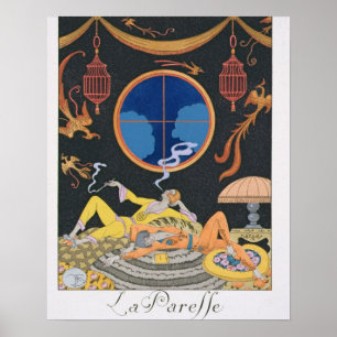 Affiches La Paresse, 1924 (copie de pochoir)