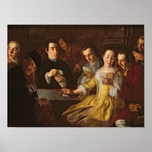 Affiches La partie de carte