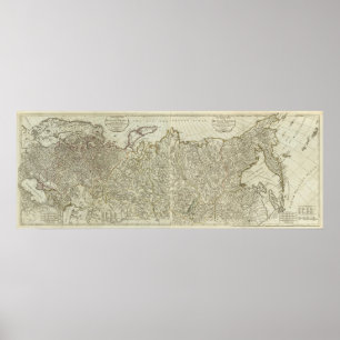 Affiches La partie européenne de l'empire russe