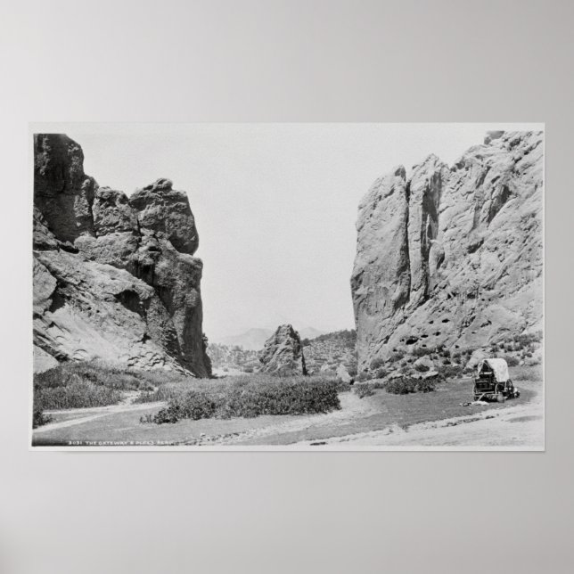 Affiches La passerelle et le pic de Pike (Devant)