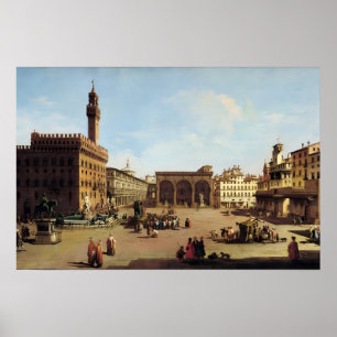 Affiches La Piazza della Signoria à Florence