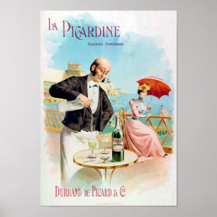Affiches La Picardine Absinthe Supérieure Belle Art