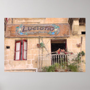 Affiches La pizza de Luciano