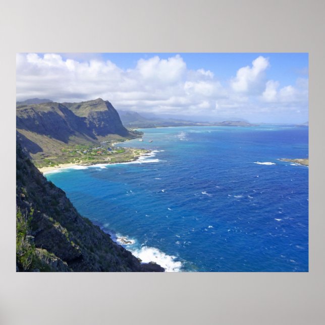 Affiches La plage de Makapuu (Devant)
