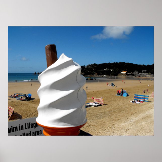 Affiches La plage de St Brelade (Devant)