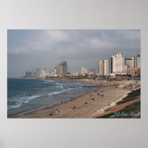 Affiches La plage de Tel Aviv