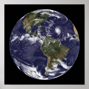 Affiches La pleine terre montrant l'Amérique du Nord 2