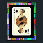 Affiches La pop Art Anne Boleyn<br><div class="desc">Nous présentons la reine Anne comme la reine des pique avec de petites images pop art autour des bords</div>