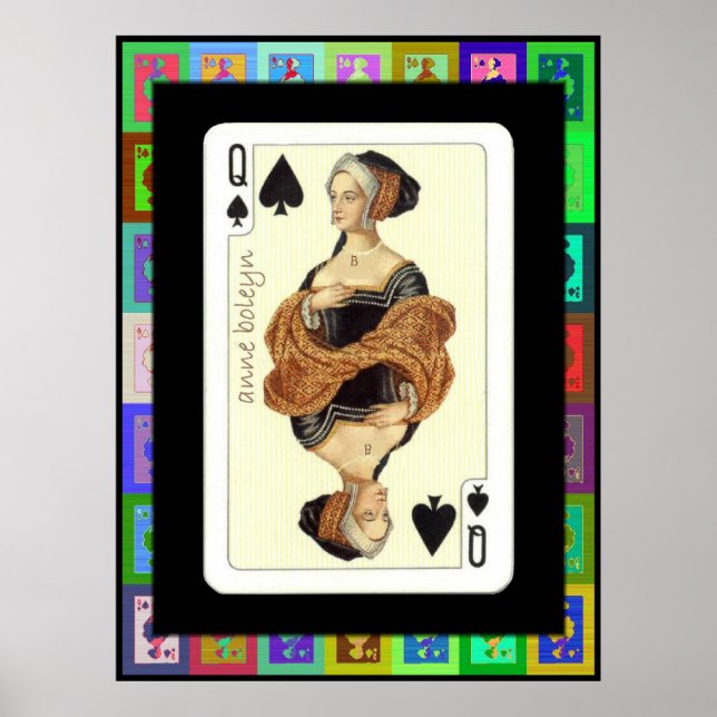Affiches La pop Art Anne Boleyn (Devant)