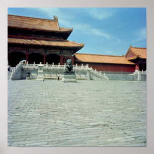 Affiches La porte de la dynastie de Ming suprême