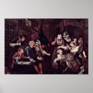 Affiches La Prison " De Hogarth William (Best Quality)