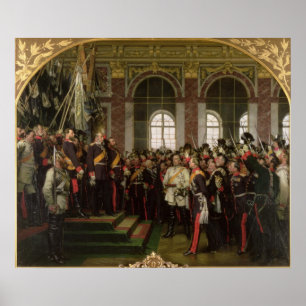 Affiches La proclamation de Wilhelm